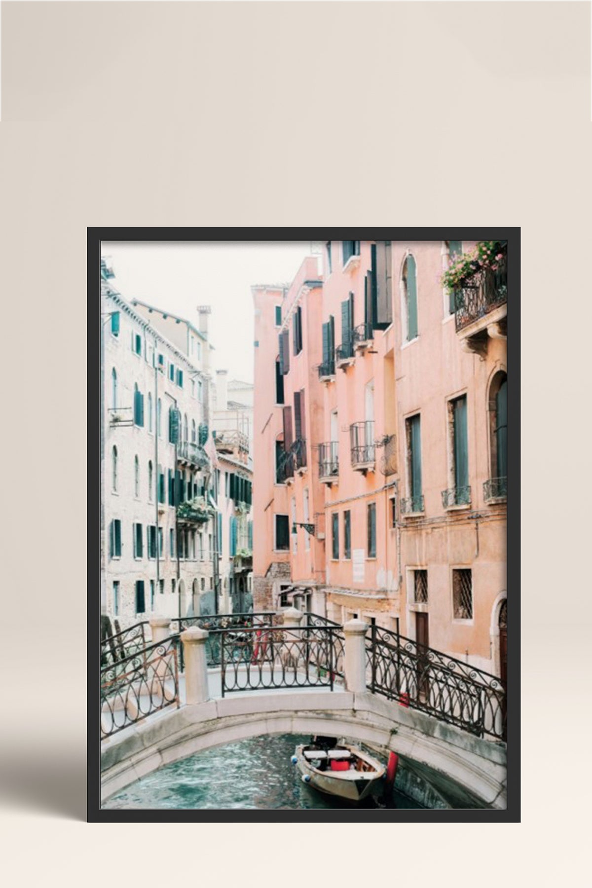 HOMEPACK Ahşap Çerçeveli Tablo Çerçeveli Poster Sanatsal Modern Duvar Dekoru BEK-8199