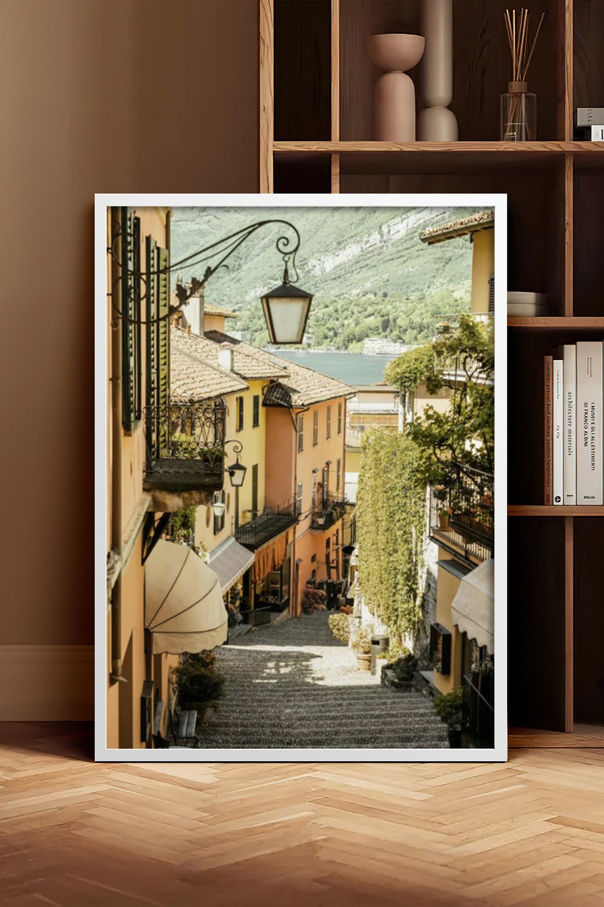 HOMEPACK Ahşap Çerçeveli Tablo Çerçeveli Poster Sanatsal Modern Duvar Dekoru BEK-8200