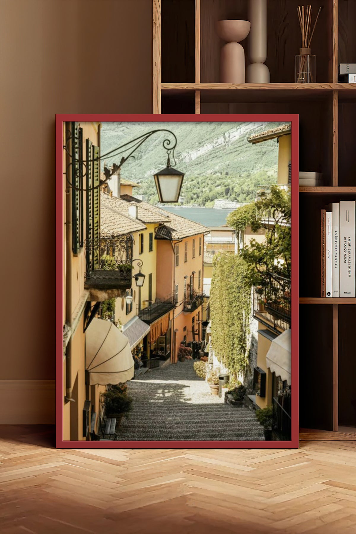 HOMEPACK Ahşap Çerçeveli Tablo Çerçeveli Poster Sanatsal Modern Duvar Dekoru BEK-8200