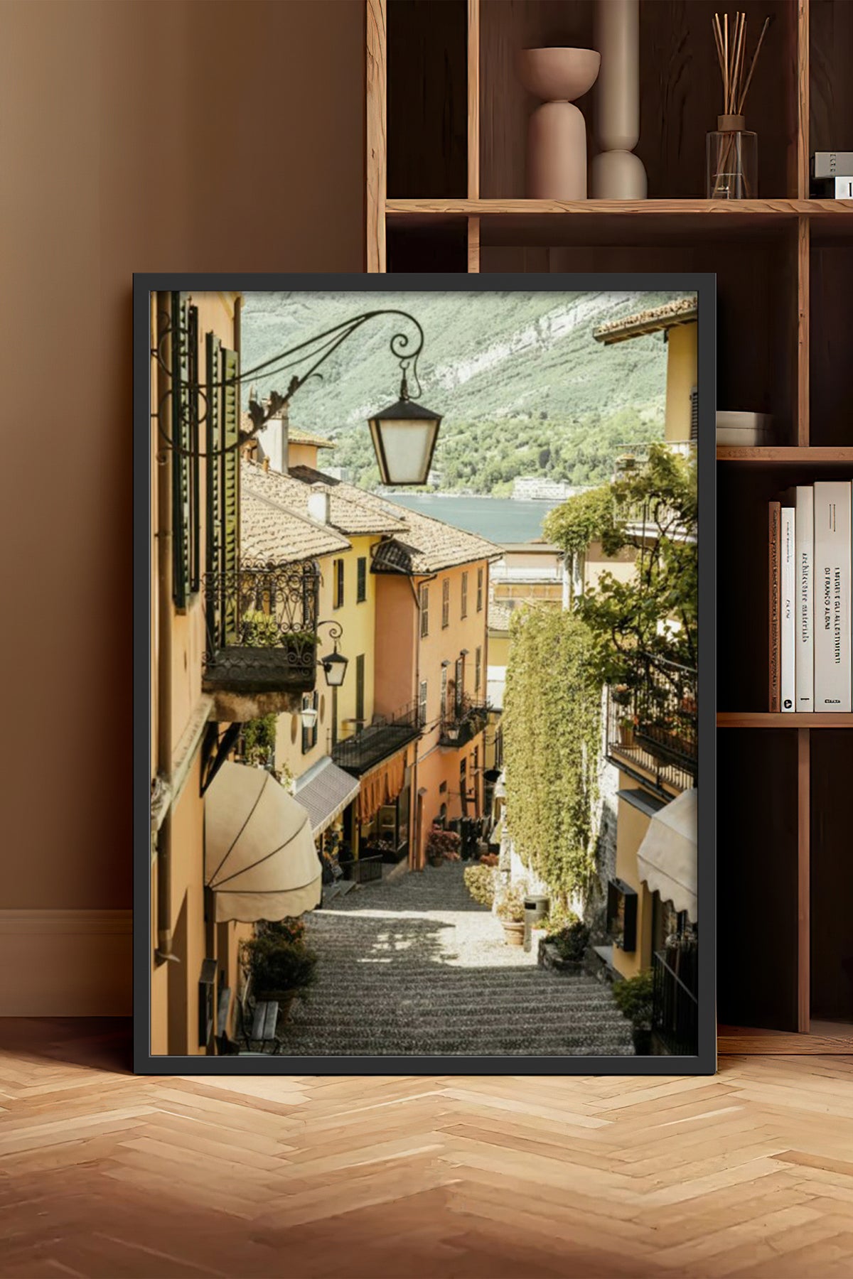HOMEPACK Ahşap Çerçeveli Tablo Çerçeveli Poster Sanatsal Modern Duvar Dekoru BEK-8200