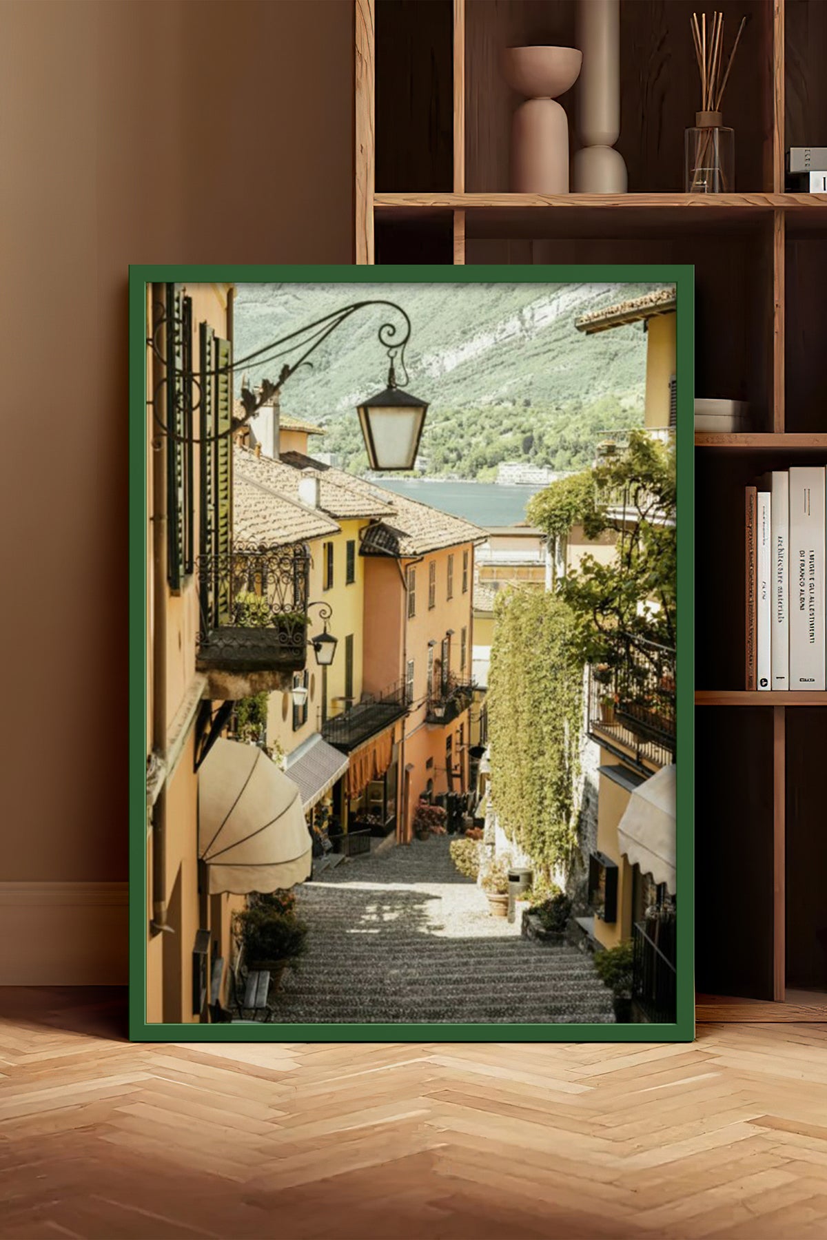 HOMEPACK Ahşap Çerçeveli Tablo Çerçeveli Poster Sanatsal Modern Duvar Dekoru BEK-8200