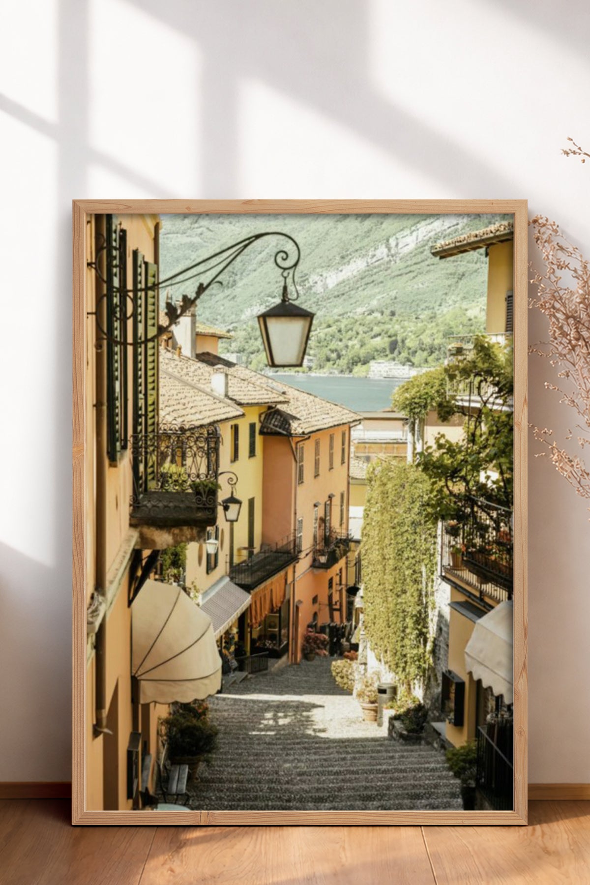 HOMEPACK Ahşap Çerçeveli Tablo Çerçeveli Poster Sanatsal Modern Duvar Dekoru BEK-8200