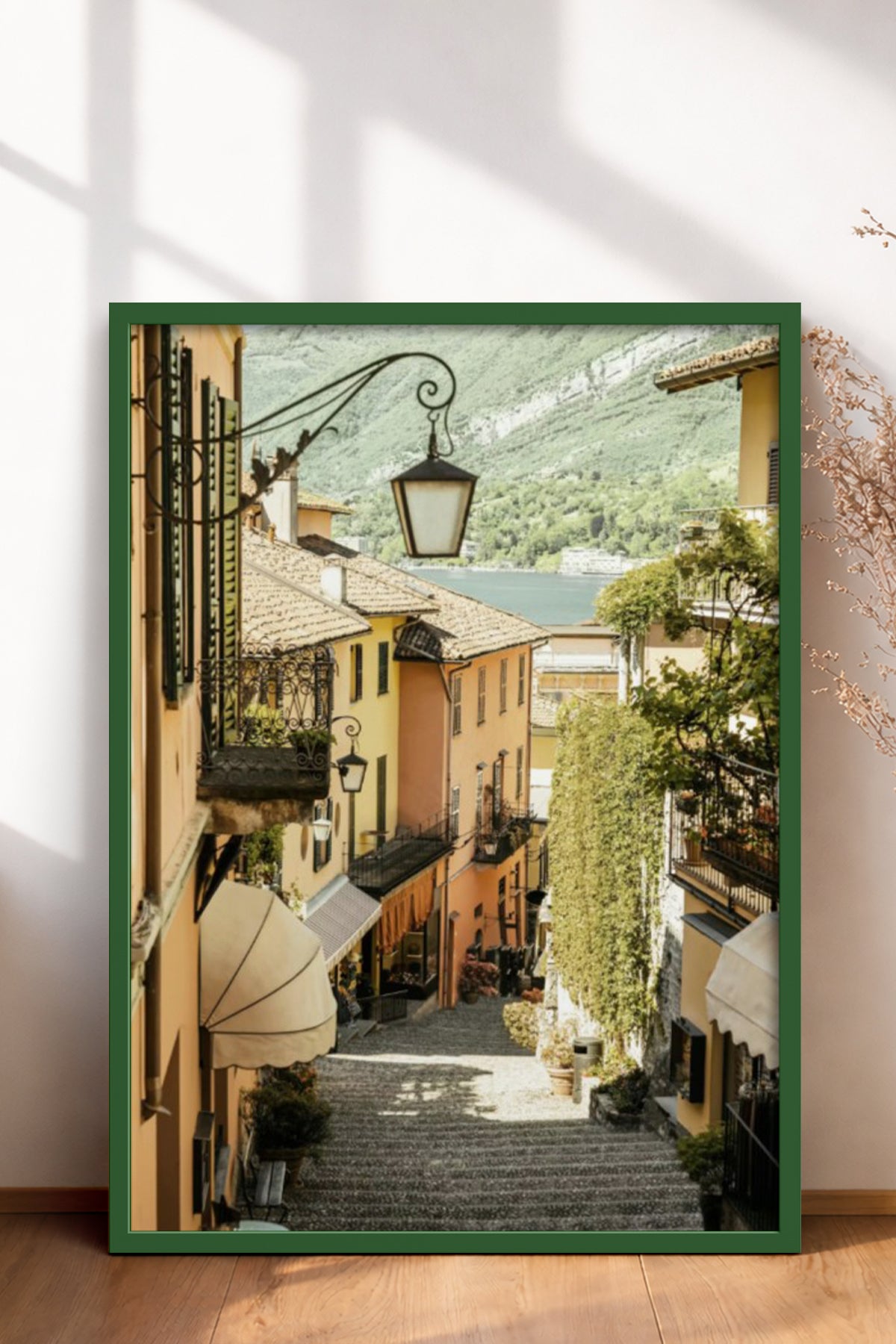 HOMEPACK Ahşap Çerçeveli Tablo Çerçeveli Poster Sanatsal Modern Duvar Dekoru BEK-8200