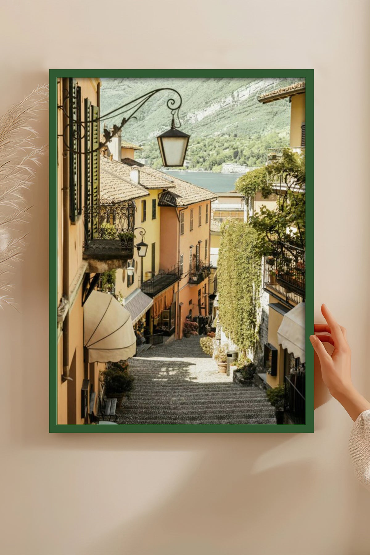 HOMEPACK Ahşap Çerçeveli Tablo Çerçeveli Poster Sanatsal Modern Duvar Dekoru BEK-8200