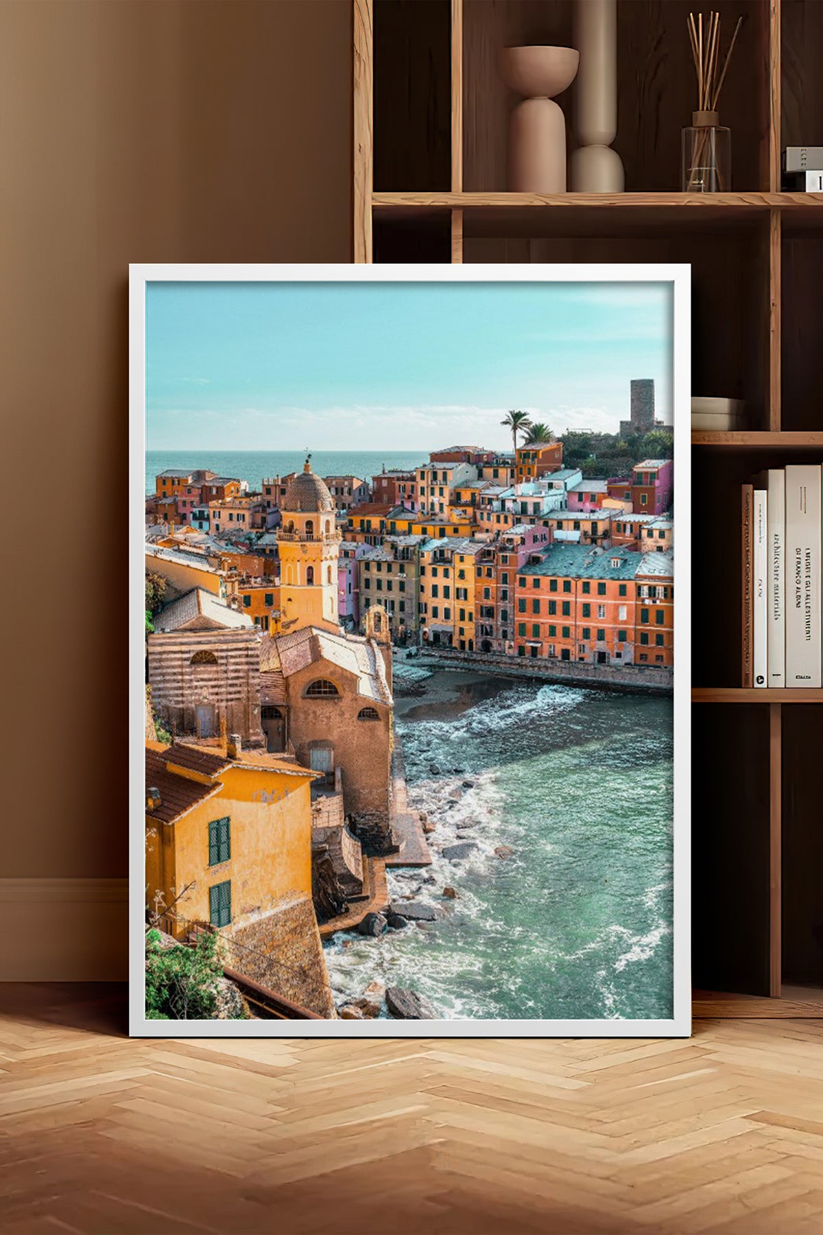 HOMEPACK Ahşap Çerçeveli Tablo Çerçeveli Poster Sanatsal Modern Duvar Dekoru BEK-8201