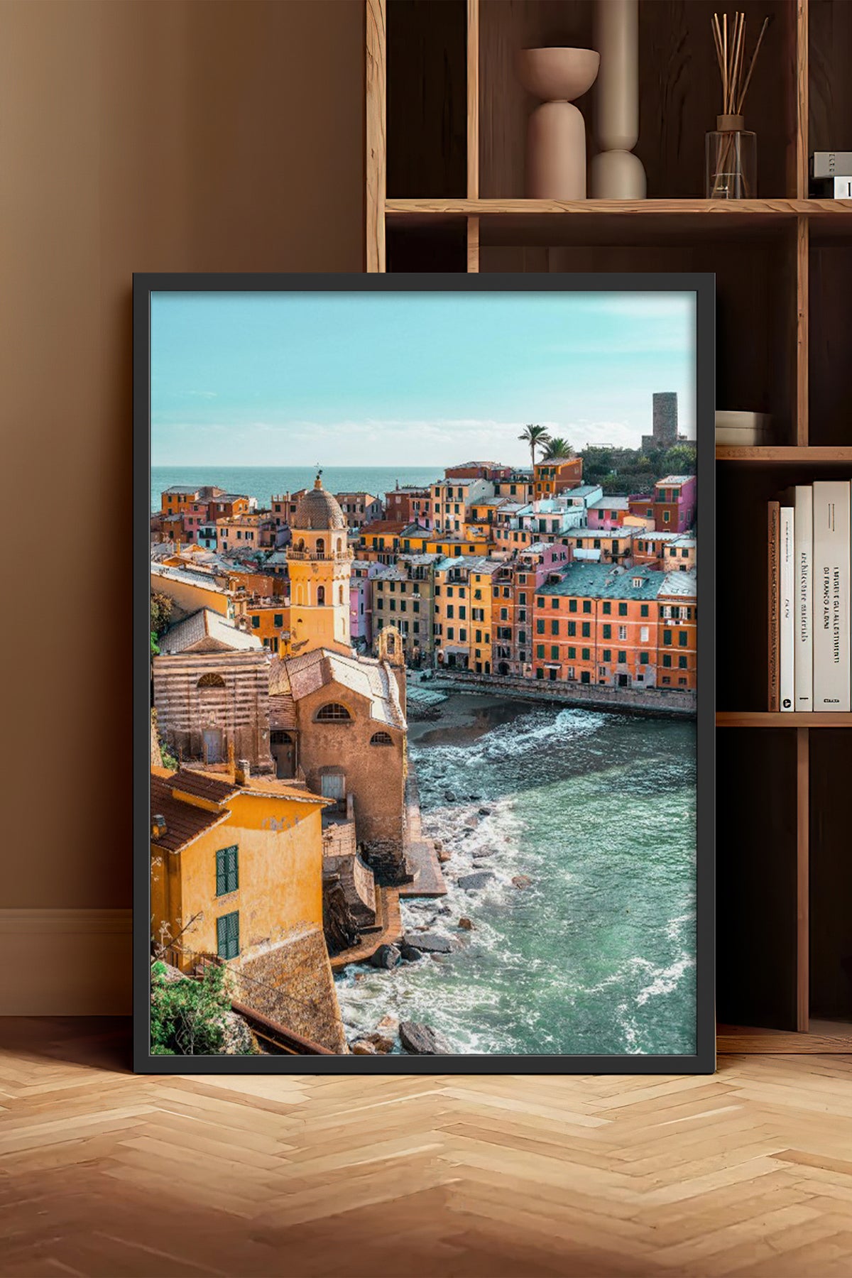 HOMEPACK Ahşap Çerçeveli Tablo Çerçeveli Poster Sanatsal Modern Duvar Dekoru BEK-8201
