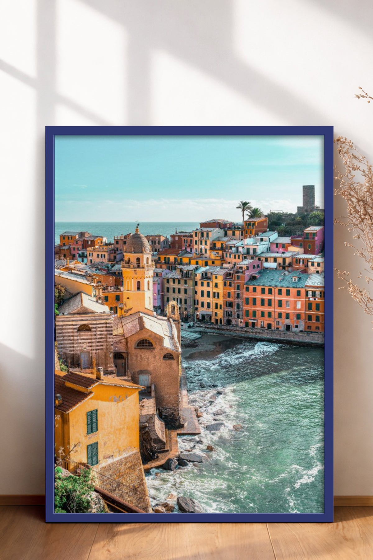 HOMEPACK Ahşap Çerçeveli Tablo Çerçeveli Poster Sanatsal Modern Duvar Dekoru BEK-8201