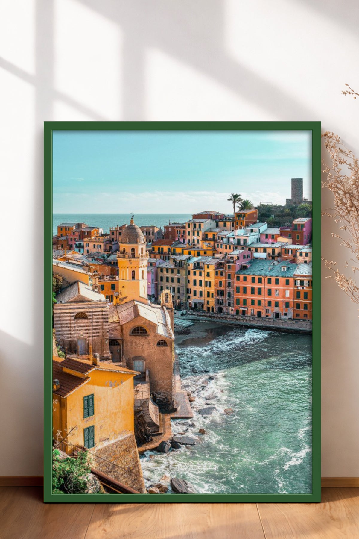 HOMEPACK Ahşap Çerçeveli Tablo Çerçeveli Poster Sanatsal Modern Duvar Dekoru BEK-8201