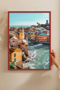 HOMEPACK Ahşap Çerçeveli Tablo Çerçeveli Poster Sanatsal Modern Duvar Dekoru BEK-8201