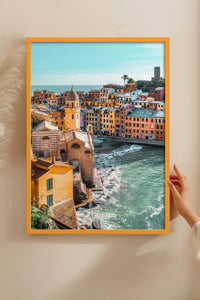 HOMEPACK Ahşap Çerçeveli Tablo Çerçeveli Poster Sanatsal Modern Duvar Dekoru BEK-8201