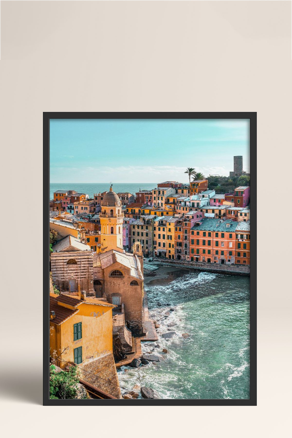 HOMEPACK Ahşap Çerçeveli Tablo Çerçeveli Poster Sanatsal Modern Duvar Dekoru BEK-8201