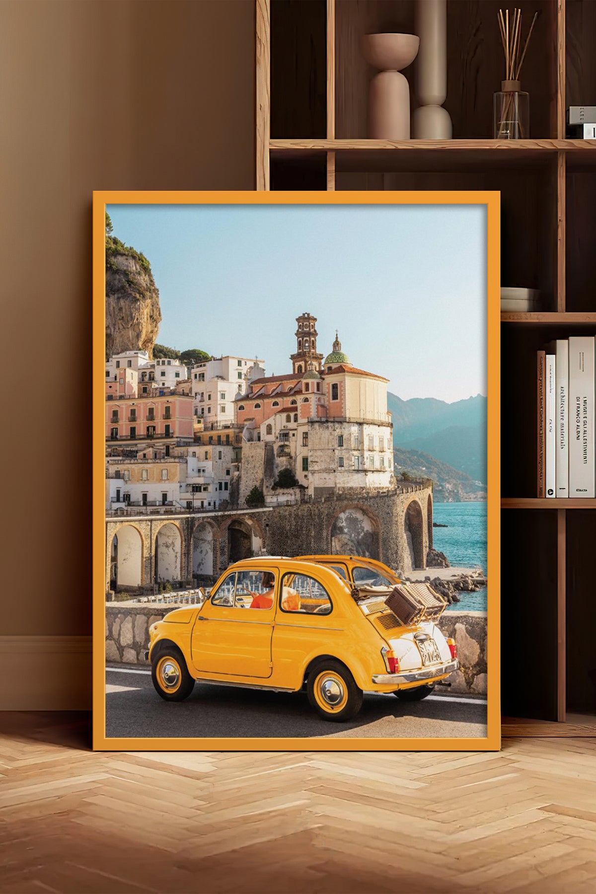 HOMEPACK Ahşap Çerçeveli Tablo Çerçeveli Poster Sanatsal Modern Duvar Dekoru BEK-8202