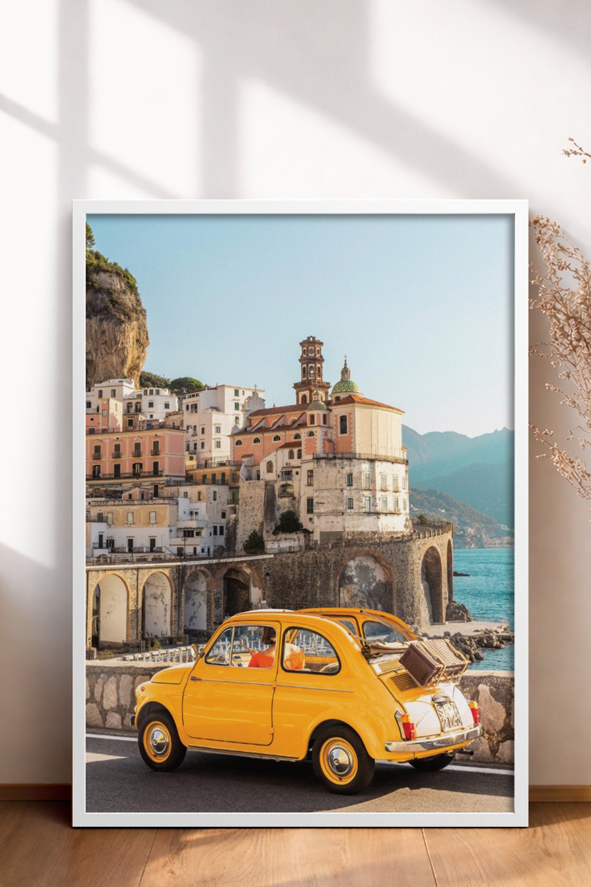 HOMEPACK Ahşap Çerçeveli Tablo Çerçeveli Poster Sanatsal Modern Duvar Dekoru BEK-8202