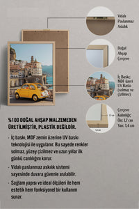 HOMEPACK Ahşap Çerçeveli Tablo Çerçeveli Poster Sanatsal Modern Duvar Dekoru BEK-8202