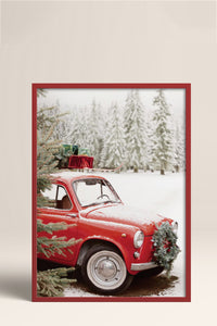 HOMEPACK Ahşap Çerçeveli Tablo Çerçeveli Poster Sanatsal Modern Duvar Dekoru BEK-8204