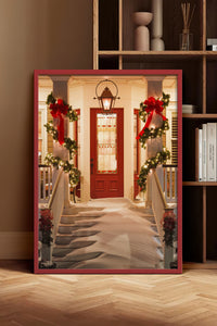 HOMEPACK Ahşap Çerçeveli Tablo Çerçeveli Poster Sanatsal Modern Duvar Dekoru BEK-8206