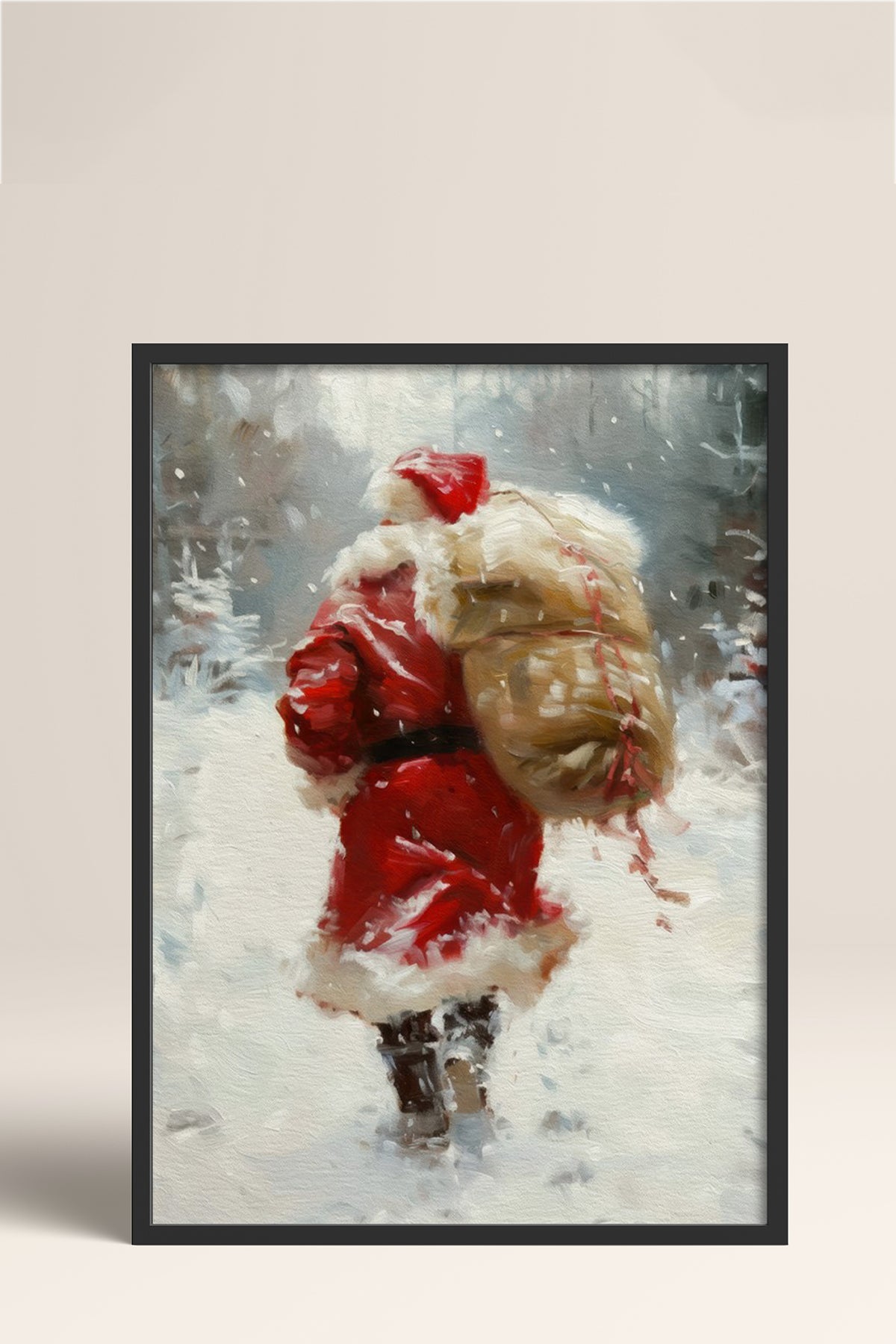 HOMEPACK Ahşap Çerçeveli Tablo Çerçeveli Poster Sanatsal Modern Duvar Dekoru BEK-8207