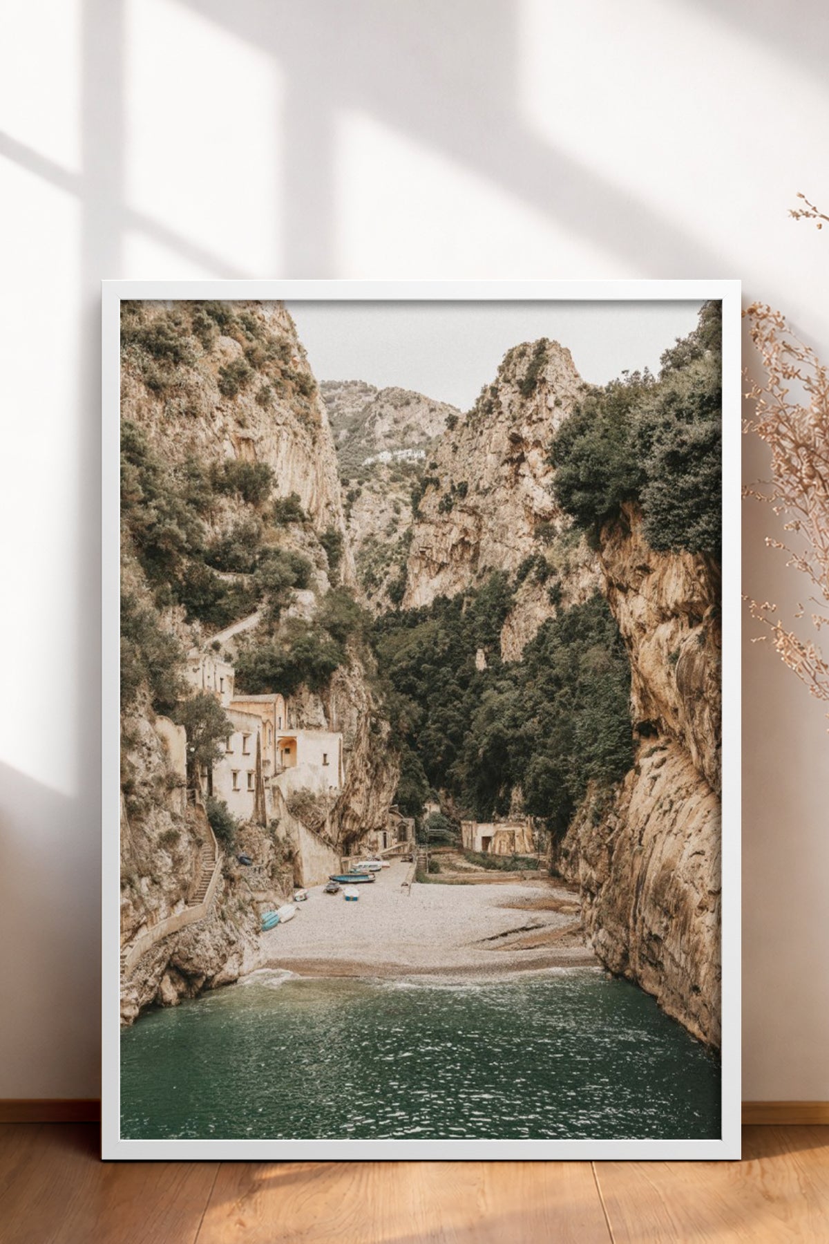 HOMEPACK Ahşap Çerçeveli Tablo Çerçeveli Poster Sanatsal Modern Duvar Dekoru BEK-8208