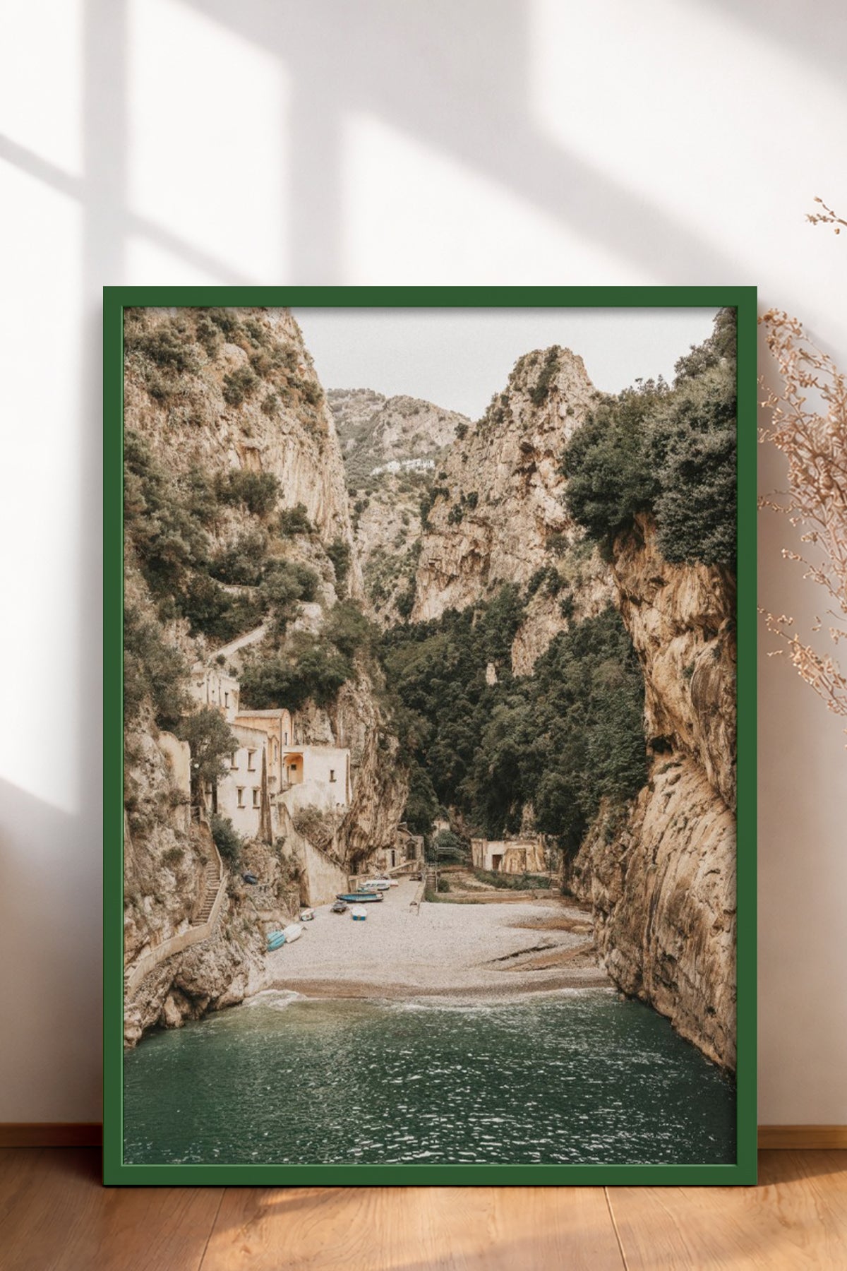 HOMEPACK Ahşap Çerçeveli Tablo Çerçeveli Poster Sanatsal Modern Duvar Dekoru BEK-8208