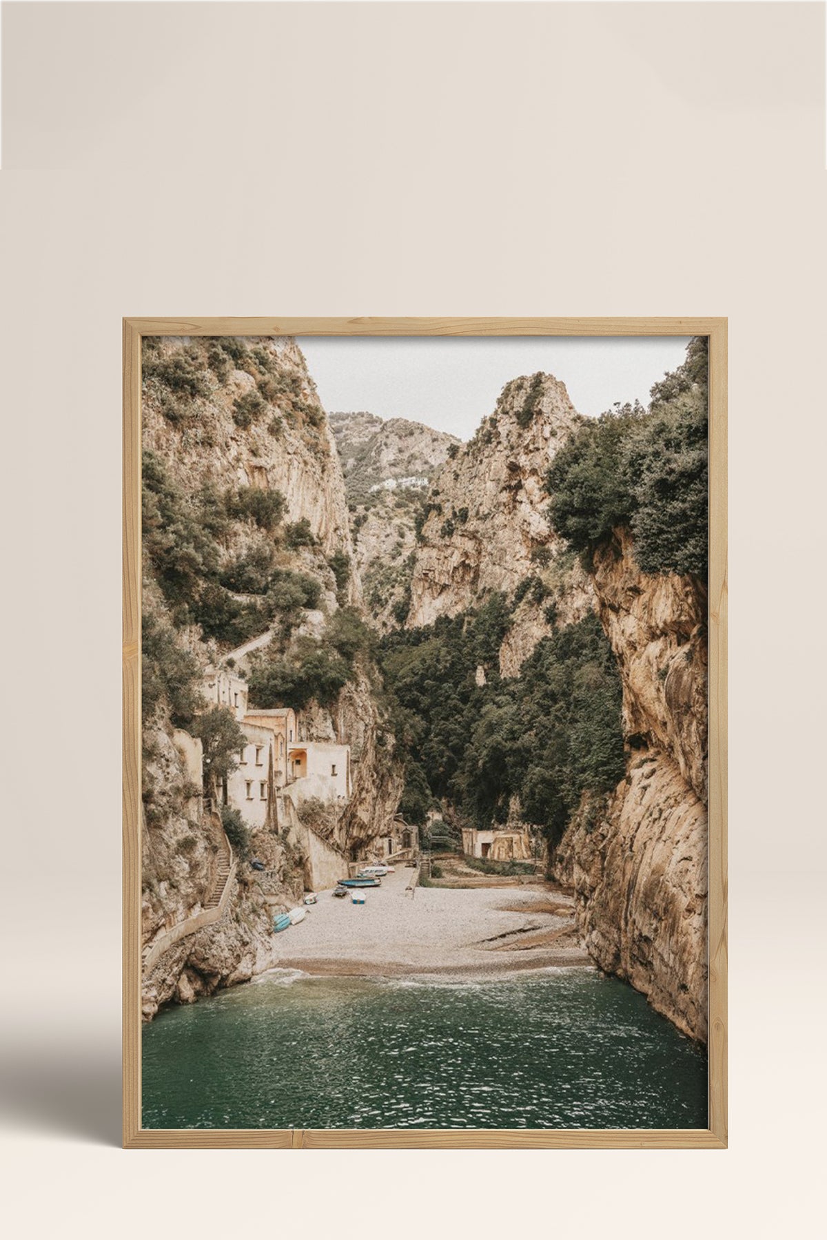 HOMEPACK Ahşap Çerçeveli Tablo Çerçeveli Poster Sanatsal Modern Duvar Dekoru BEK-8208