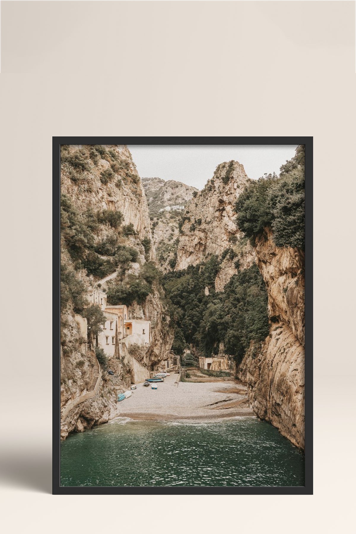 HOMEPACK Ahşap Çerçeveli Tablo Çerçeveli Poster Sanatsal Modern Duvar Dekoru BEK-8208