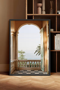 HOMEPACK Ahşap Çerçeveli Tablo Çerçeveli Poster Sanatsal Modern Duvar Dekoru BEK-8209