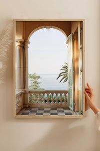 HOMEPACK Ahşap Çerçeveli Tablo Çerçeveli Poster Sanatsal Modern Duvar Dekoru BEK-8209