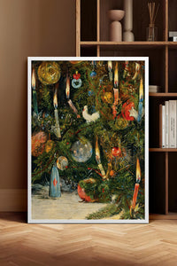 HOMEPACK Ahşap Çerçeveli Tablo Çerçeveli Poster Sanatsal Modern Duvar Dekoru BEK-8210