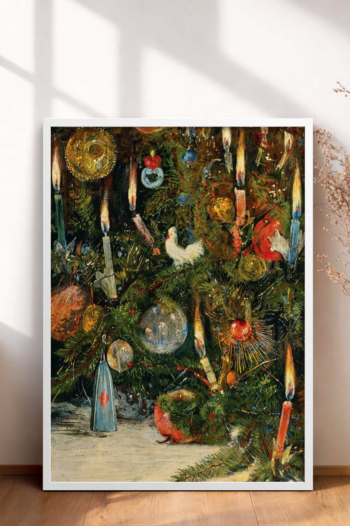 HOMEPACK Ahşap Çerçeveli Tablo Çerçeveli Poster Sanatsal Modern Duvar Dekoru BEK-8210