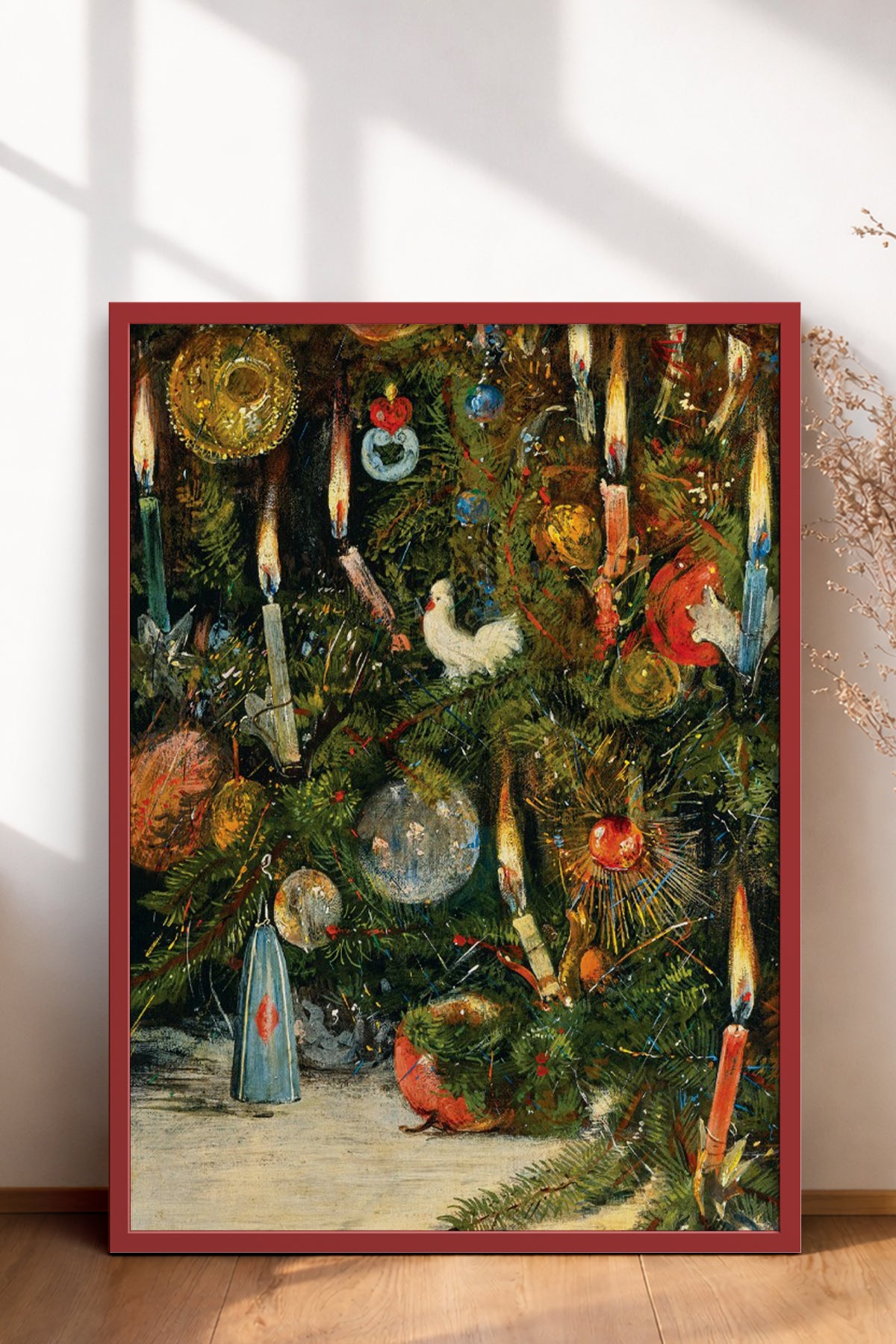 HOMEPACK Ahşap Çerçeveli Tablo Çerçeveli Poster Sanatsal Modern Duvar Dekoru BEK-8210