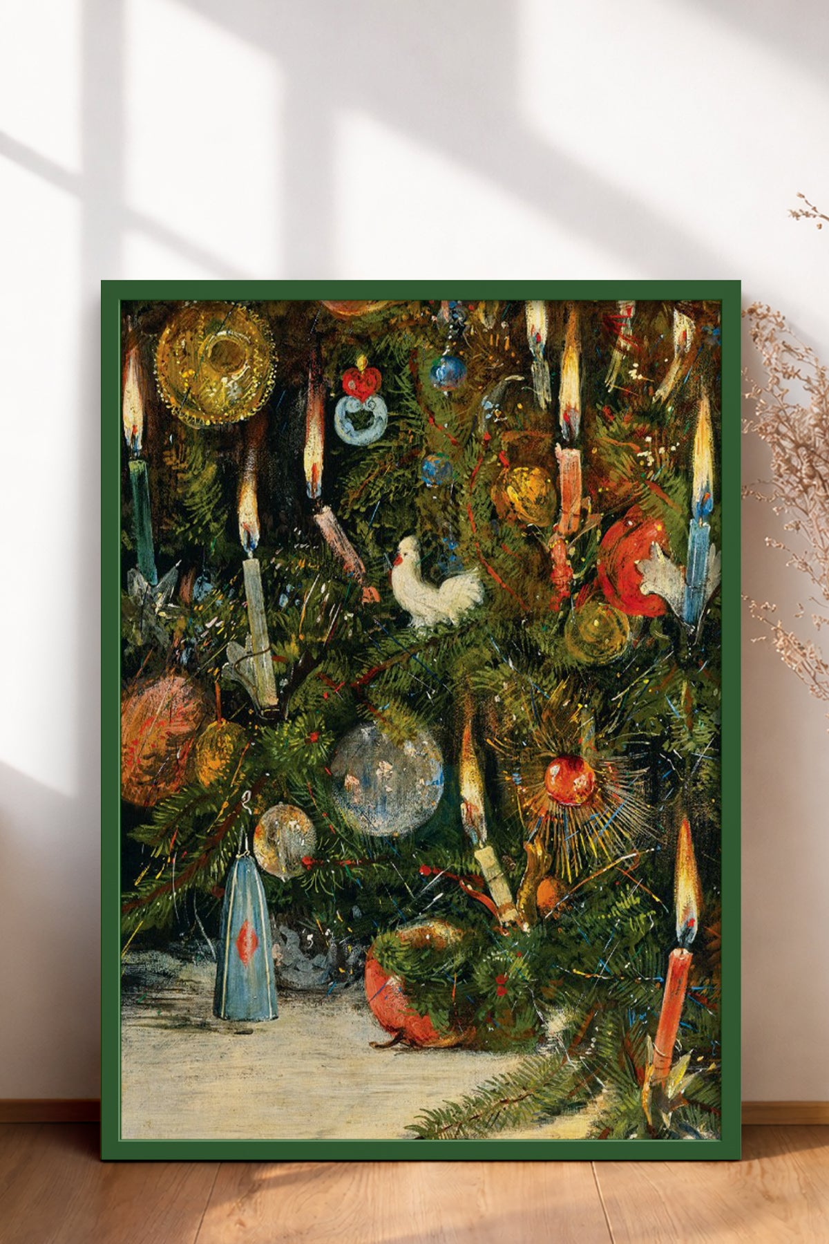 HOMEPACK Ahşap Çerçeveli Tablo Çerçeveli Poster Sanatsal Modern Duvar Dekoru BEK-8210
