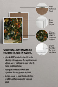 HOMEPACK Ahşap Çerçeveli Tablo Çerçeveli Poster Sanatsal Modern Duvar Dekoru BEK-8210
