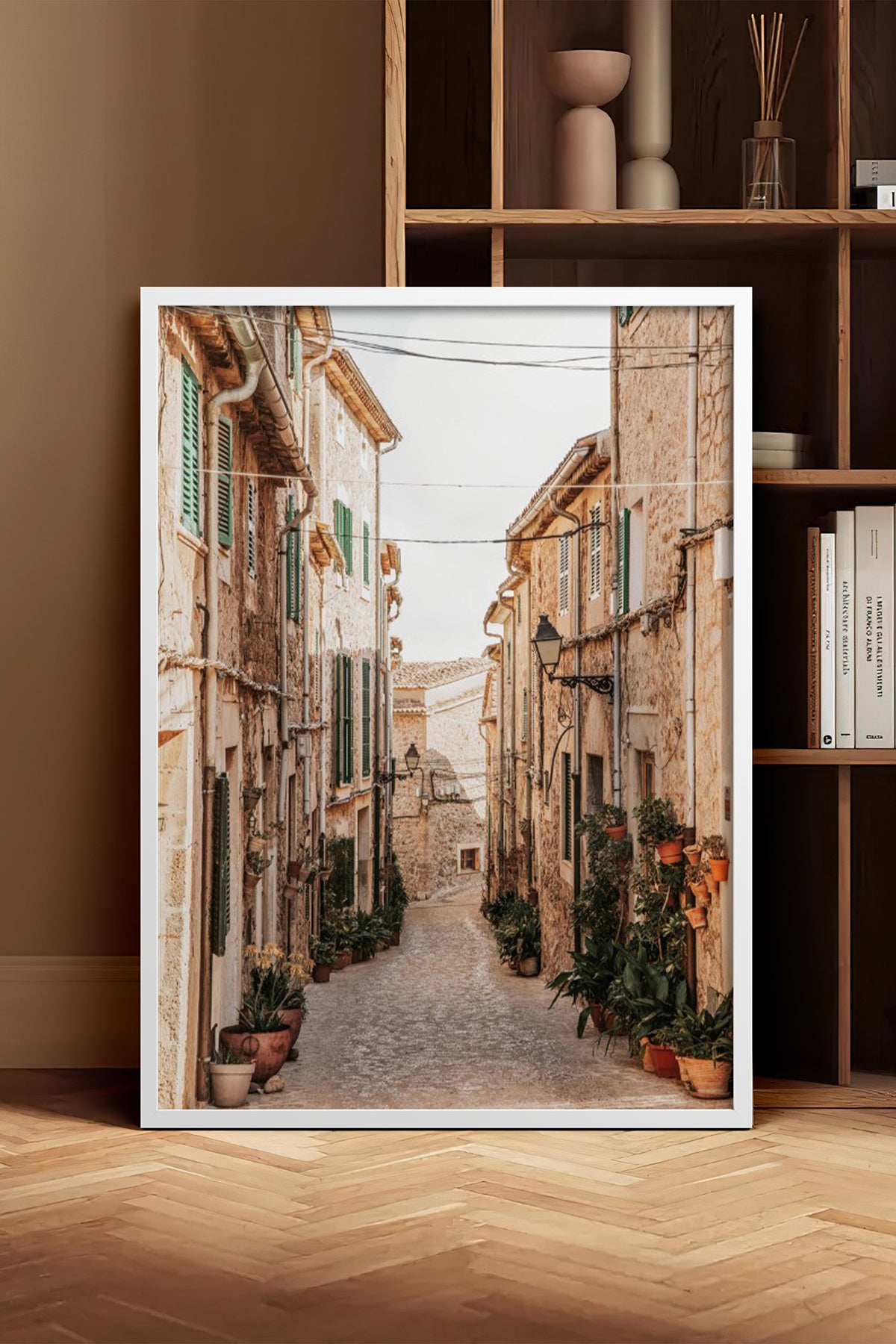 HOMEPACK Ahşap Çerçeveli Tablo Çerçeveli Poster Sanatsal Modern Duvar Dekoru BEK-8211