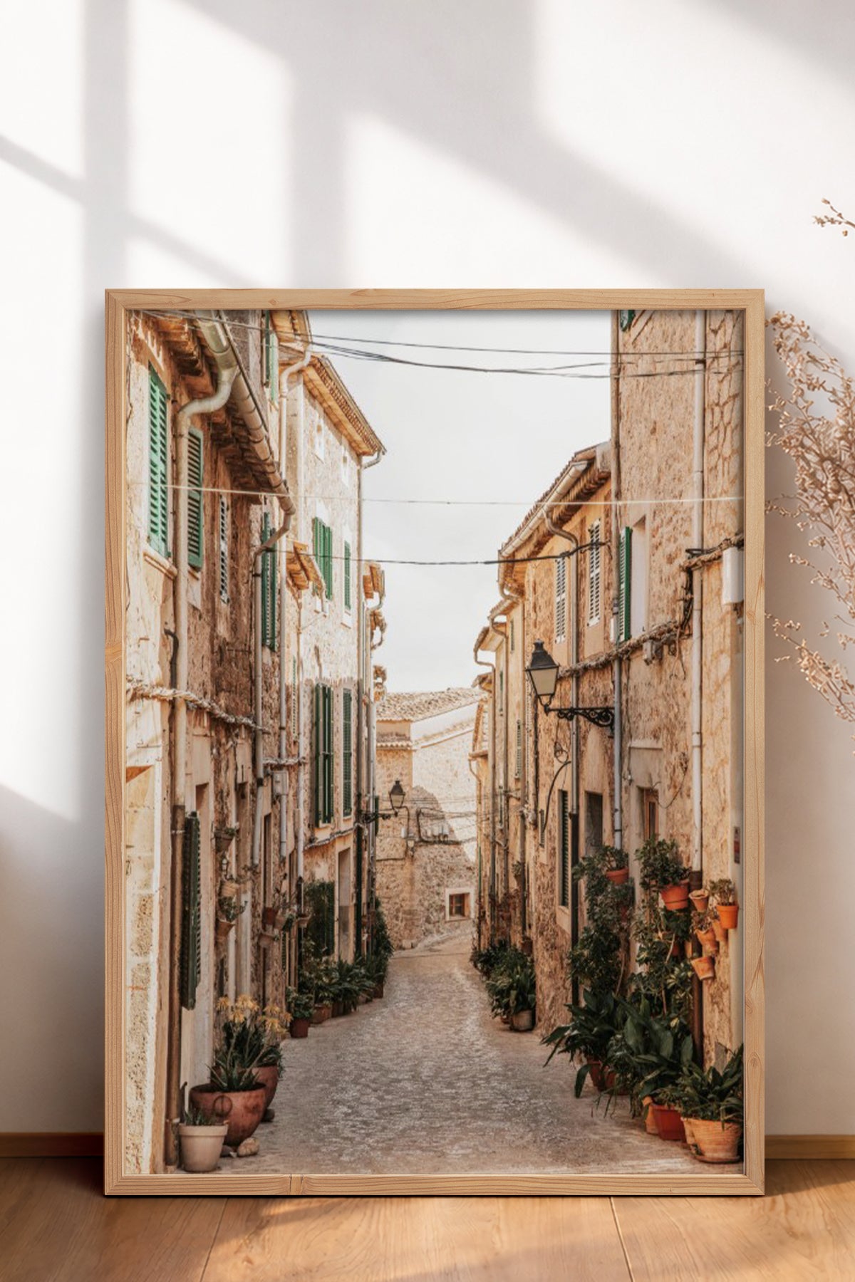 HOMEPACK Ahşap Çerçeveli Tablo Çerçeveli Poster Sanatsal Modern Duvar Dekoru BEK-8211