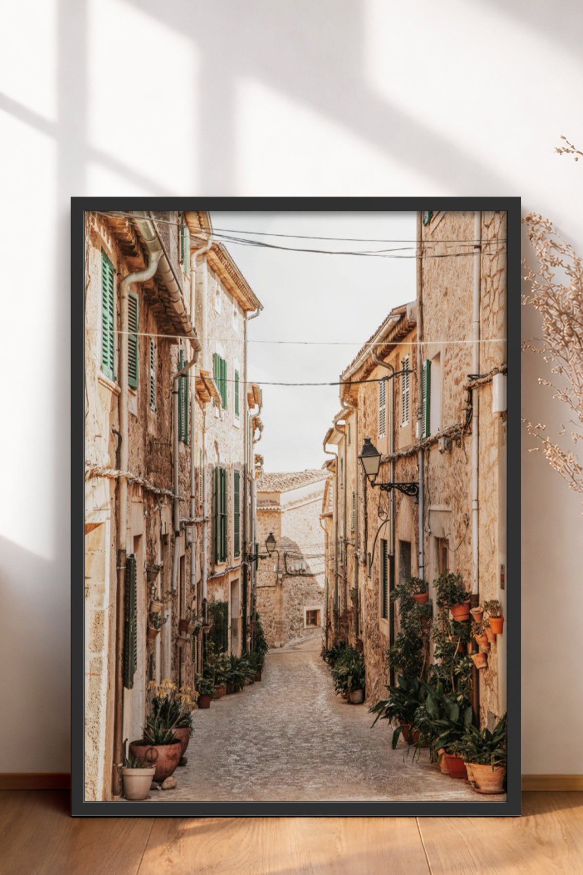 HOMEPACK Ahşap Çerçeveli Tablo Çerçeveli Poster Sanatsal Modern Duvar Dekoru BEK-8211
