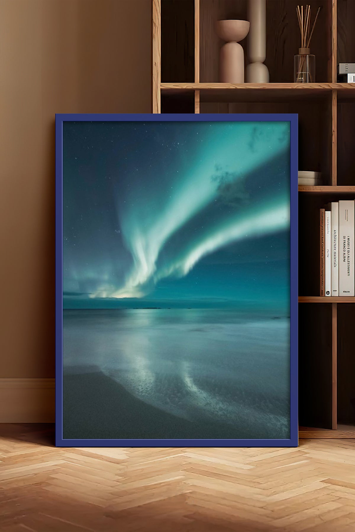 HOMEPACK Ahşap Çerçeveli Tablo Çerçeveli Poster Sanatsal Modern Duvar Dekoru BEK-8212