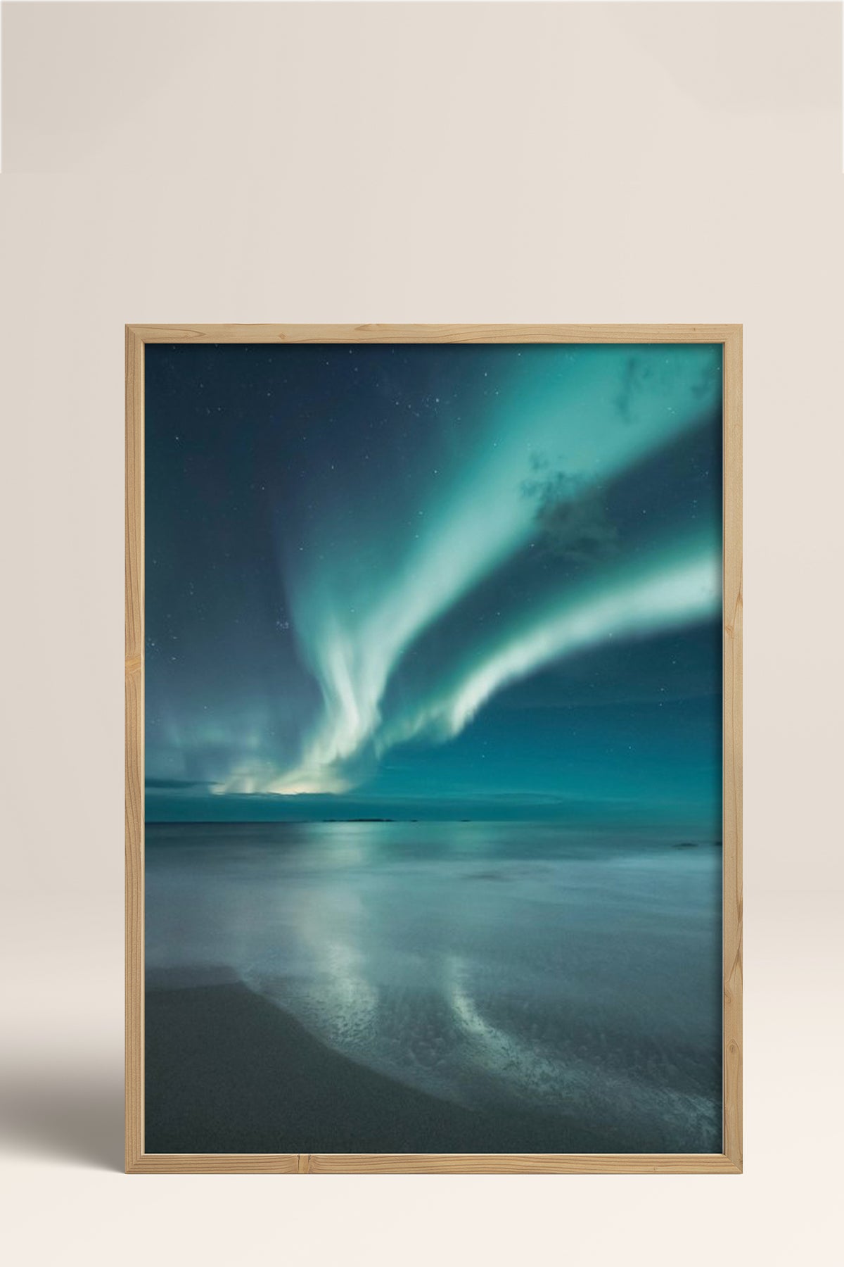 HOMEPACK Ahşap Çerçeveli Tablo Çerçeveli Poster Sanatsal Modern Duvar Dekoru BEK-8212