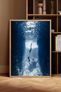 HOMEPACK Ahşap Çerçeveli Tablo Çerçeveli Poster Sanatsal Modern Duvar Dekoru BEK-8213
