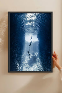 HOMEPACK Ahşap Çerçeveli Tablo Çerçeveli Poster Sanatsal Modern Duvar Dekoru BEK-8213