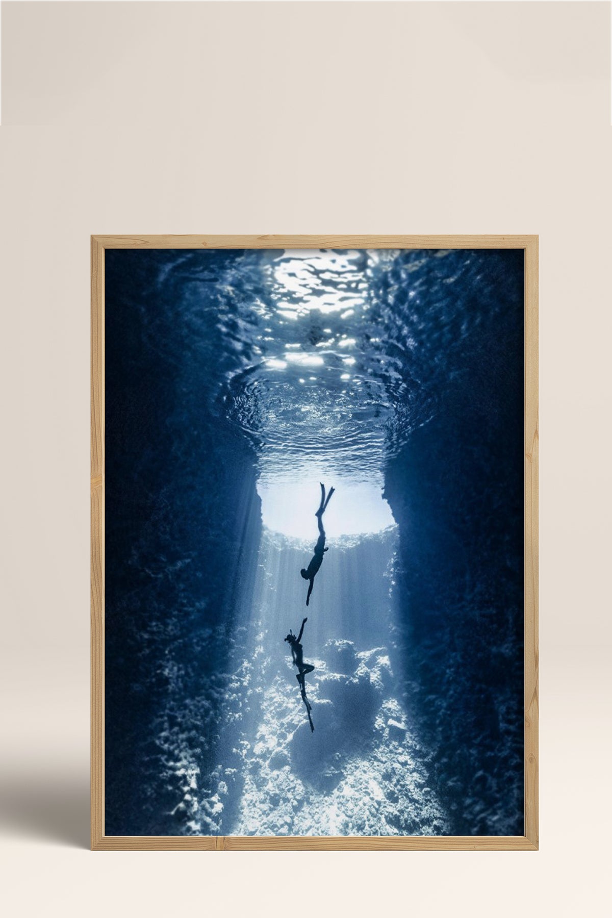 HOMEPACK Ahşap Çerçeveli Tablo Çerçeveli Poster Sanatsal Modern Duvar Dekoru BEK-8213