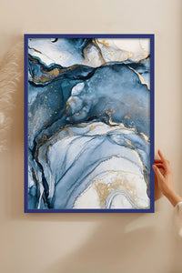 HOMEPACK Ahşap Çerçeveli Tablo Çerçeveli Poster Sanatsal Modern Duvar Dekoru BEK-8214