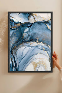 HOMEPACK Ahşap Çerçeveli Tablo Çerçeveli Poster Sanatsal Modern Duvar Dekoru BEK-8214