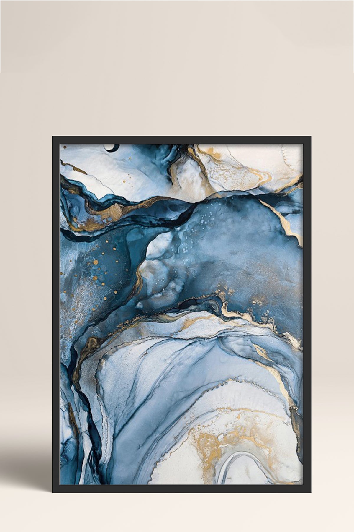 HOMEPACK Ahşap Çerçeveli Tablo Çerçeveli Poster Sanatsal Modern Duvar Dekoru BEK-8214