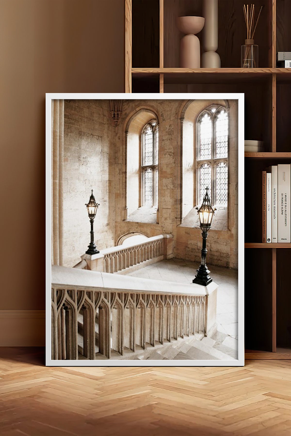 HOMEPACK Ahşap Çerçeveli Tablo Çerçeveli Poster Sanatsal Modern Duvar Dekoru BEK-8215
