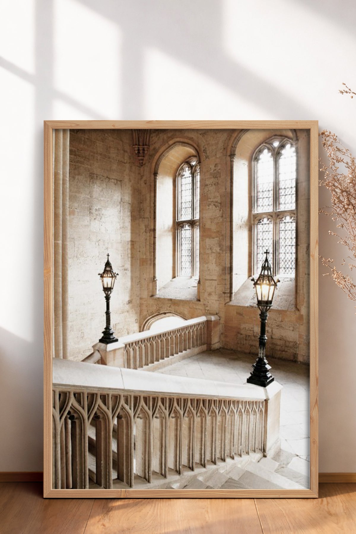 HOMEPACK Ahşap Çerçeveli Tablo Çerçeveli Poster Sanatsal Modern Duvar Dekoru BEK-8215