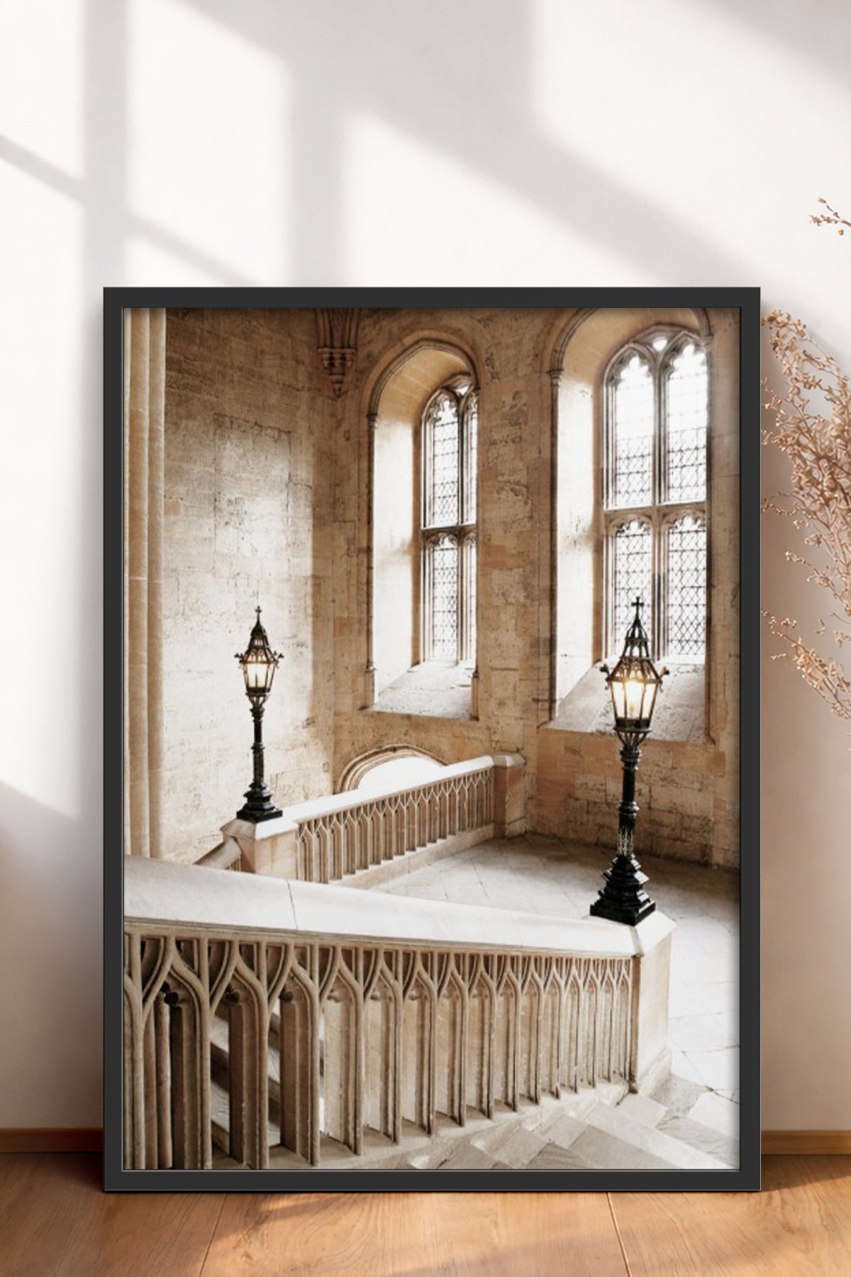 HOMEPACK Ahşap Çerçeveli Tablo Çerçeveli Poster Sanatsal Modern Duvar Dekoru BEK-8215