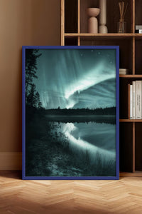 HOMEPACK Ahşap Çerçeveli Tablo Çerçeveli Poster Sanatsal Modern Duvar Dekoru BEK-8216