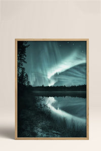 HOMEPACK Ahşap Çerçeveli Tablo Çerçeveli Poster Sanatsal Modern Duvar Dekoru BEK-8216