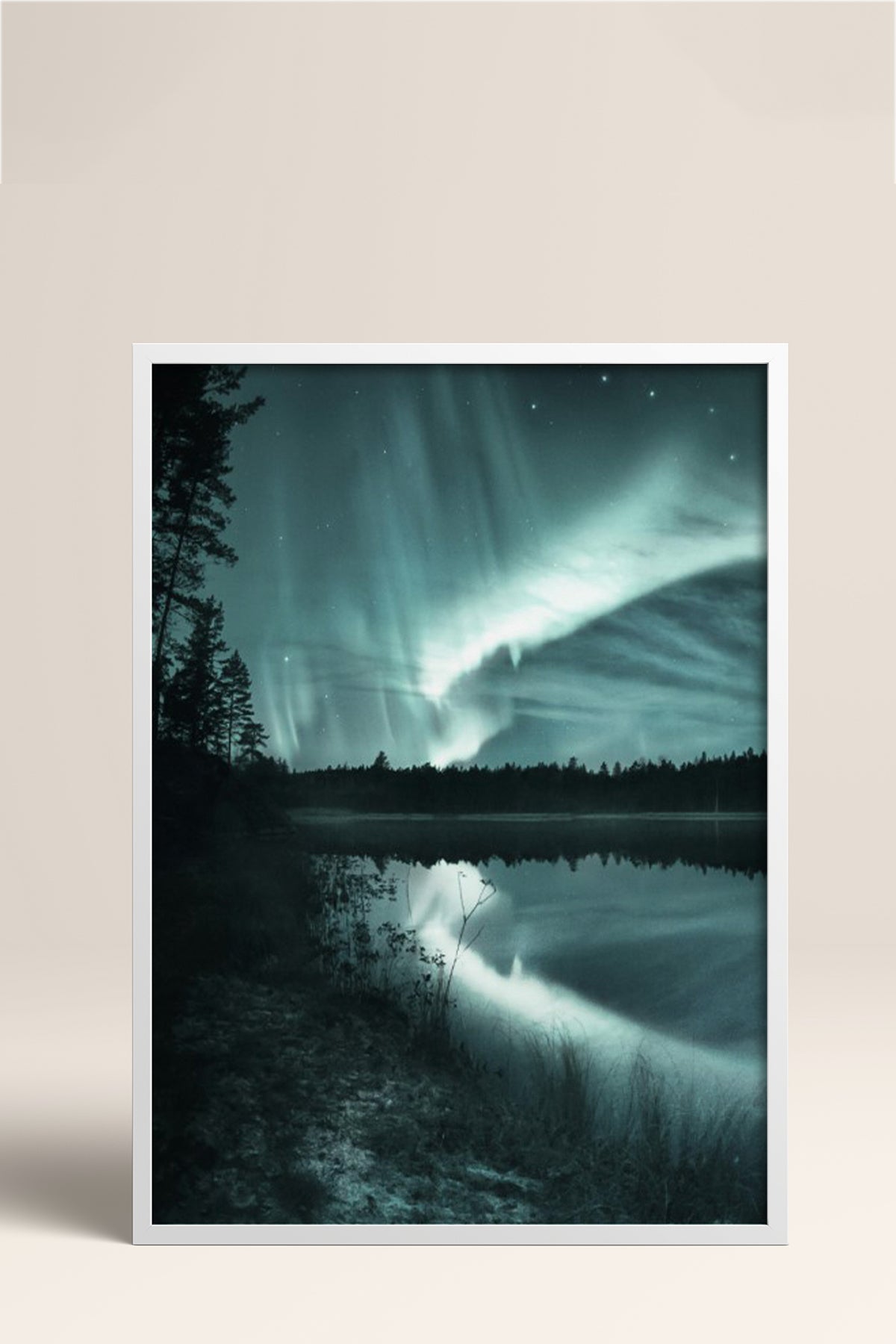 HOMEPACK Ahşap Çerçeveli Tablo Çerçeveli Poster Sanatsal Modern Duvar Dekoru BEK-8216