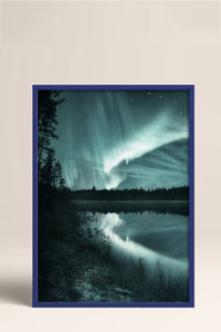HOMEPACK Ahşap Çerçeveli Tablo Çerçeveli Poster Sanatsal Modern Duvar Dekoru BEK-8216